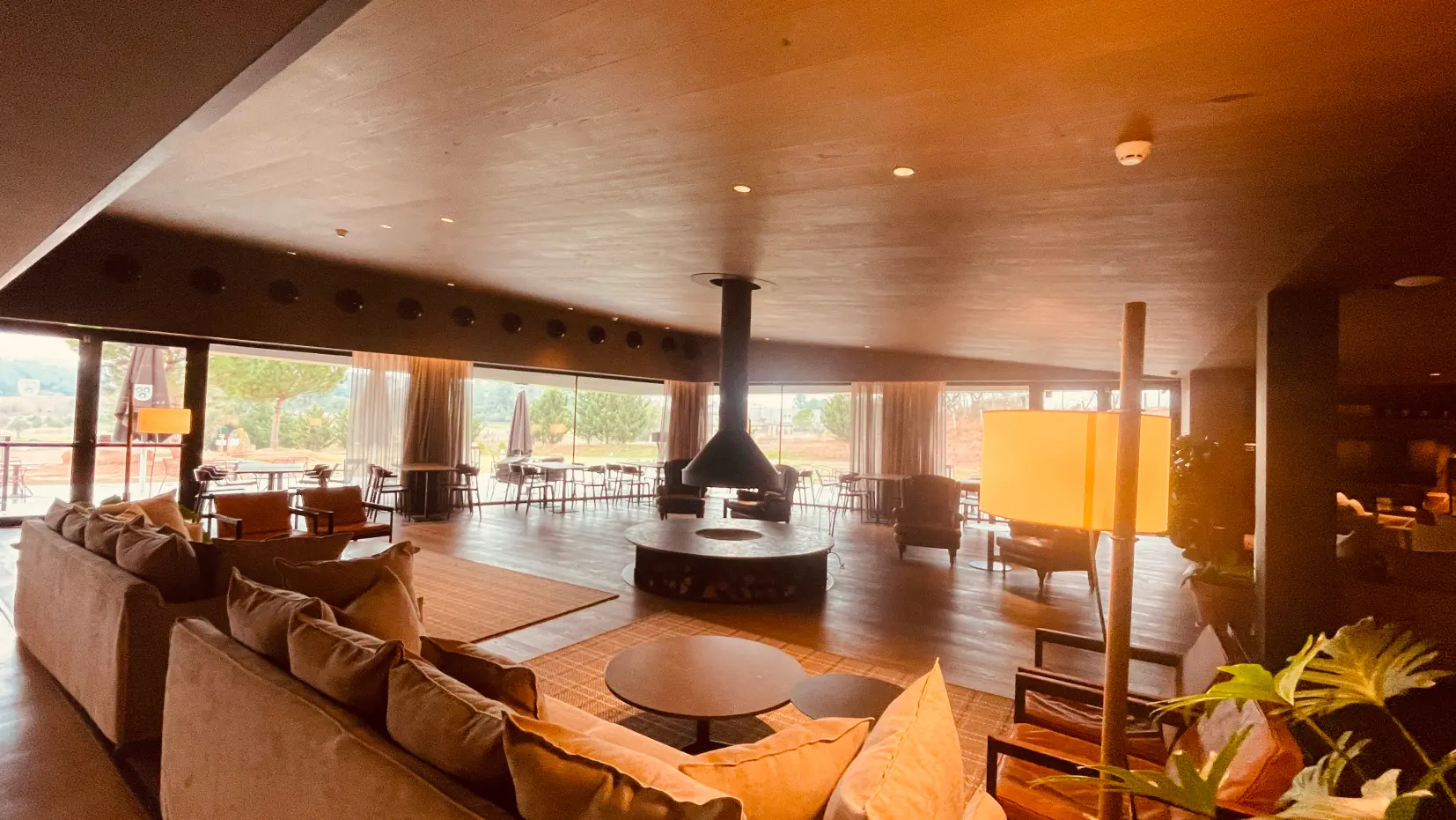 Lounge amb llar de foc